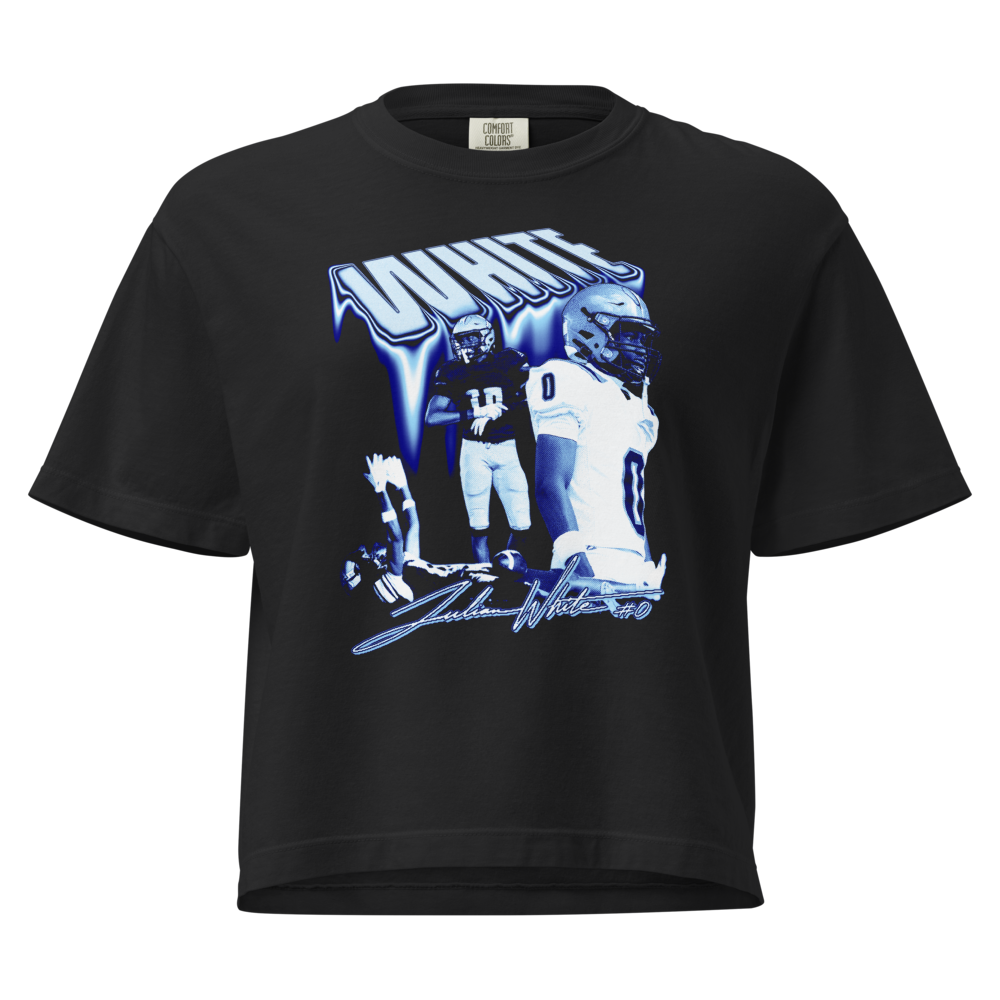 Julian White | Mural Women's Heavy Cotton Boxy Tee