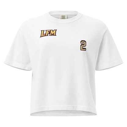 Trace White | Jersey Style Women’s Boxy Tee