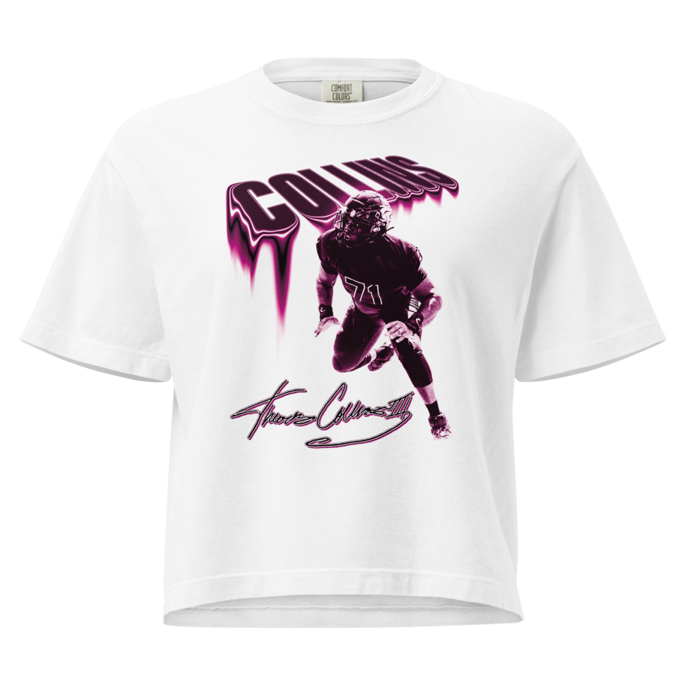 Theodis Collins | Mural Women's Heavy Cotton Boxy Tee