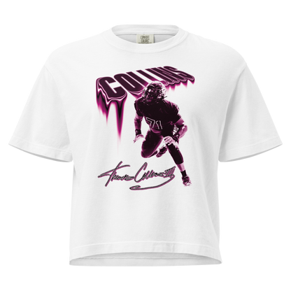 Theodis Collins | Mural Women's Heavy Cotton Boxy Tee