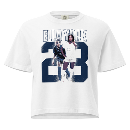 Ella York | Mural Women's Heavy Cotton Boxy Tee