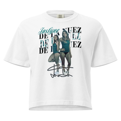 Joslyne De La Nuez | Mural Women's Heavy Cotton Boxy Tee