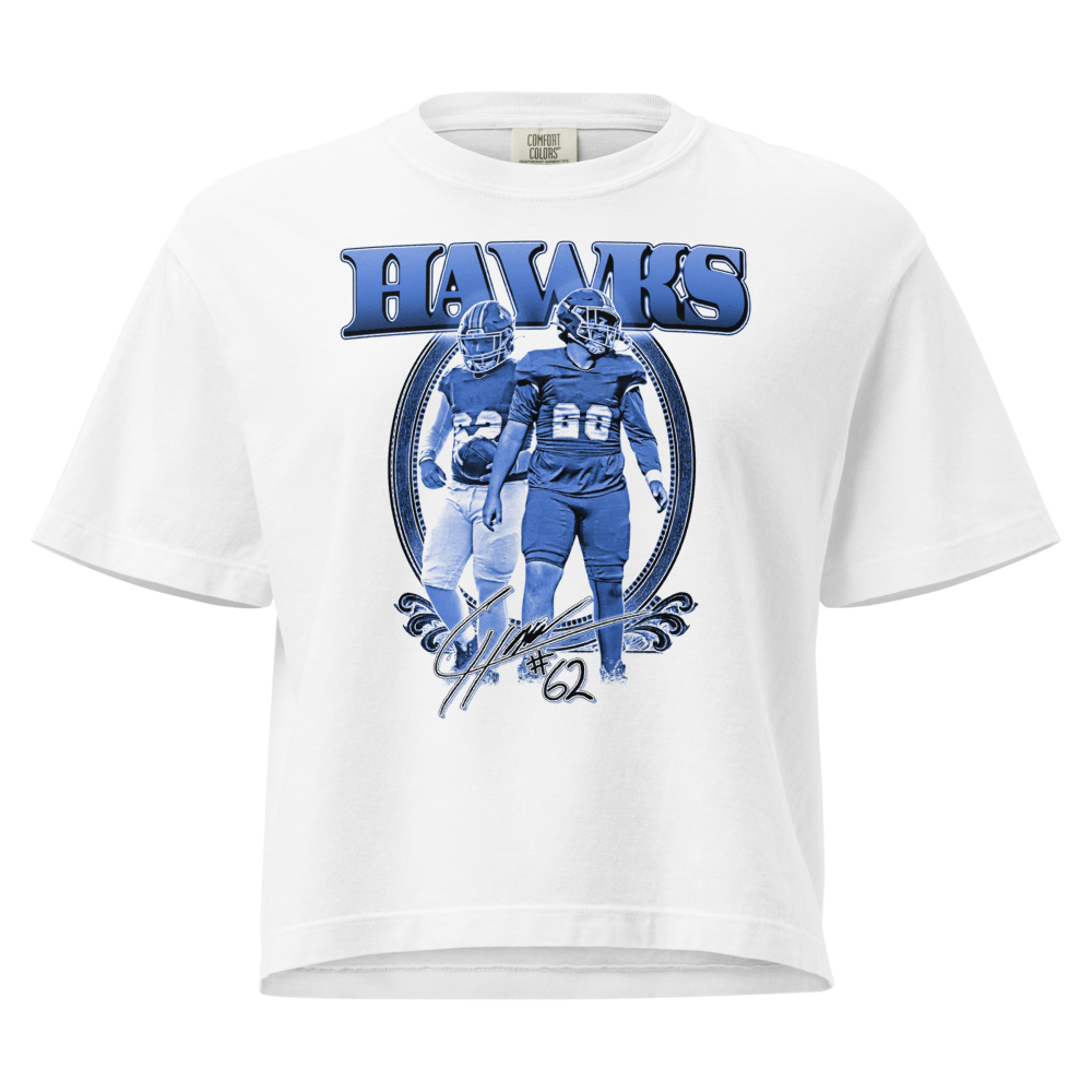 Cristian Hawks | Mural Women's Heavy Cotton Boxy Tee