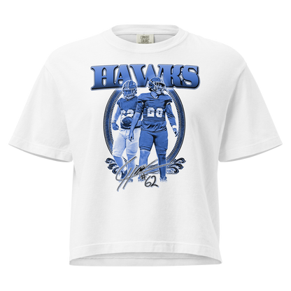Cristian Hawks | Mural Women's Heavy Cotton Boxy Tee