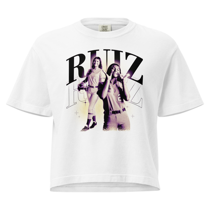 Mia Ruiz | Mural Women's Heavy Cotton Boxy Tee