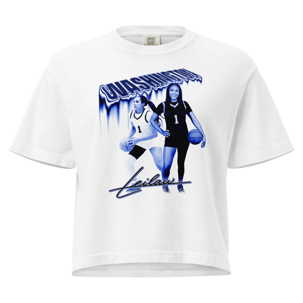 Leila Washington | Mural Women's Heavy Cotton Boxy Tee