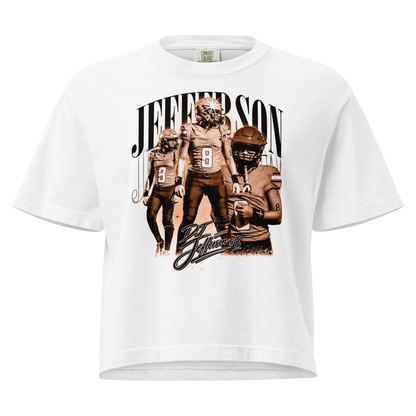 DJ Jefferson | Mural Women's Heavy Cotton Boxy Tee