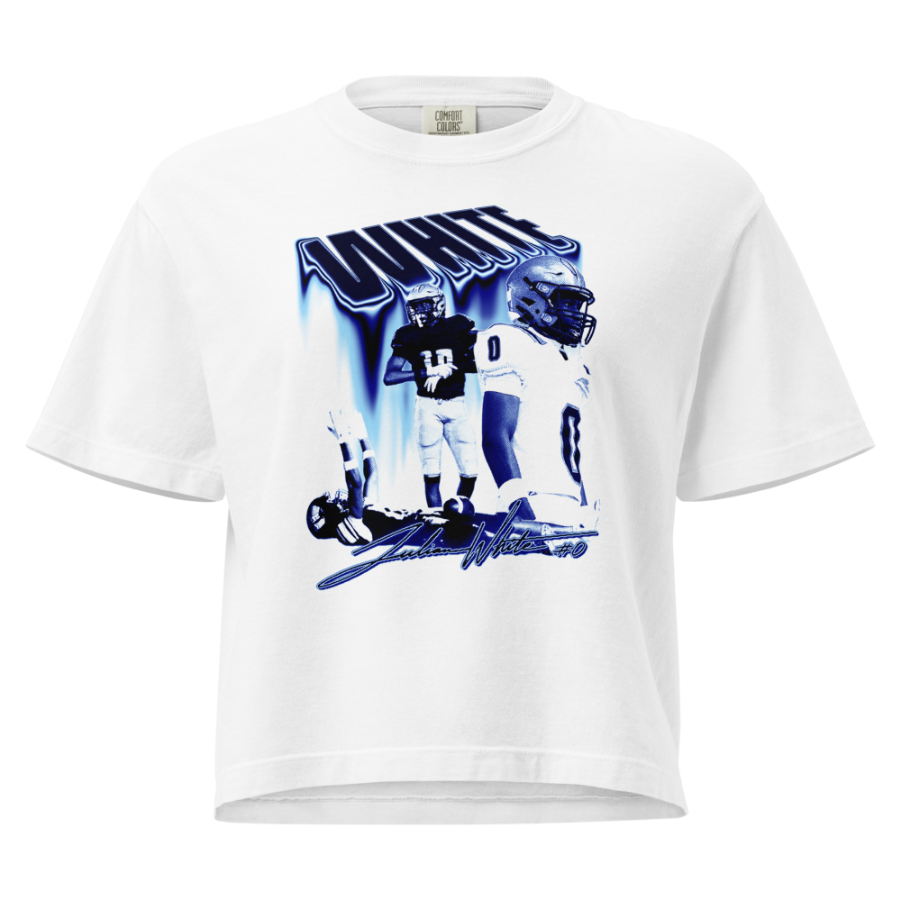 Julian White | Mural Women's Heavy Cotton Boxy Tee