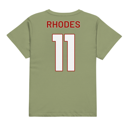 Alaya Rhodes | Jersey Style Women’s High-Waisted Tee