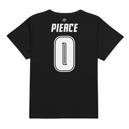 Karhys Pierce | Black & White Women’s High-Waisted Tee
