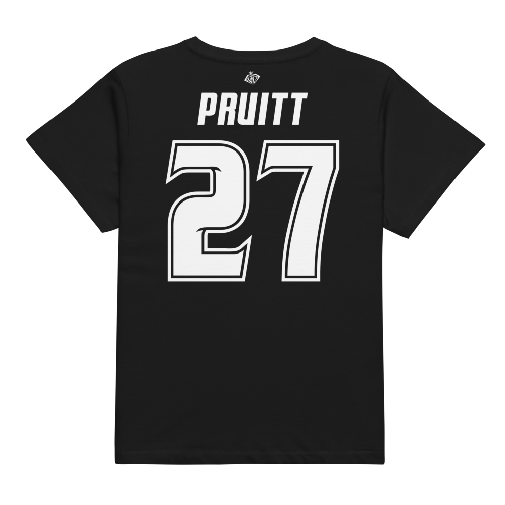 Ryan Pruitt | Black & White Women’s High-Waisted Tee
