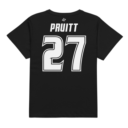Ryan Pruitt | Black & White Women’s High-Waisted Tee