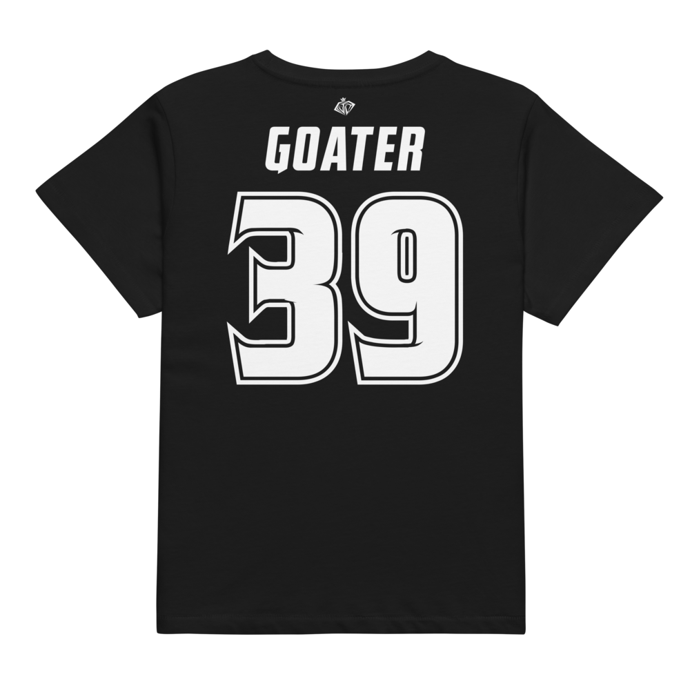 Luke Goater | Black & White Women’s High-Waisted Tee
