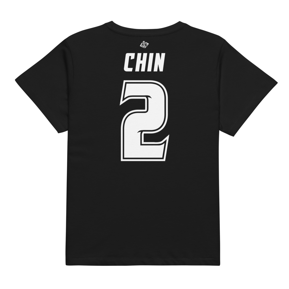 Grace Chin | Black & White Women’s High-Waisted Tee