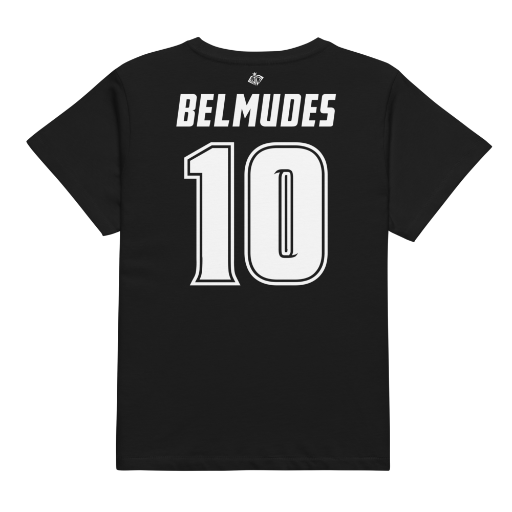 Joao Belmudes | Black & White Women’s High-Waisted Tee