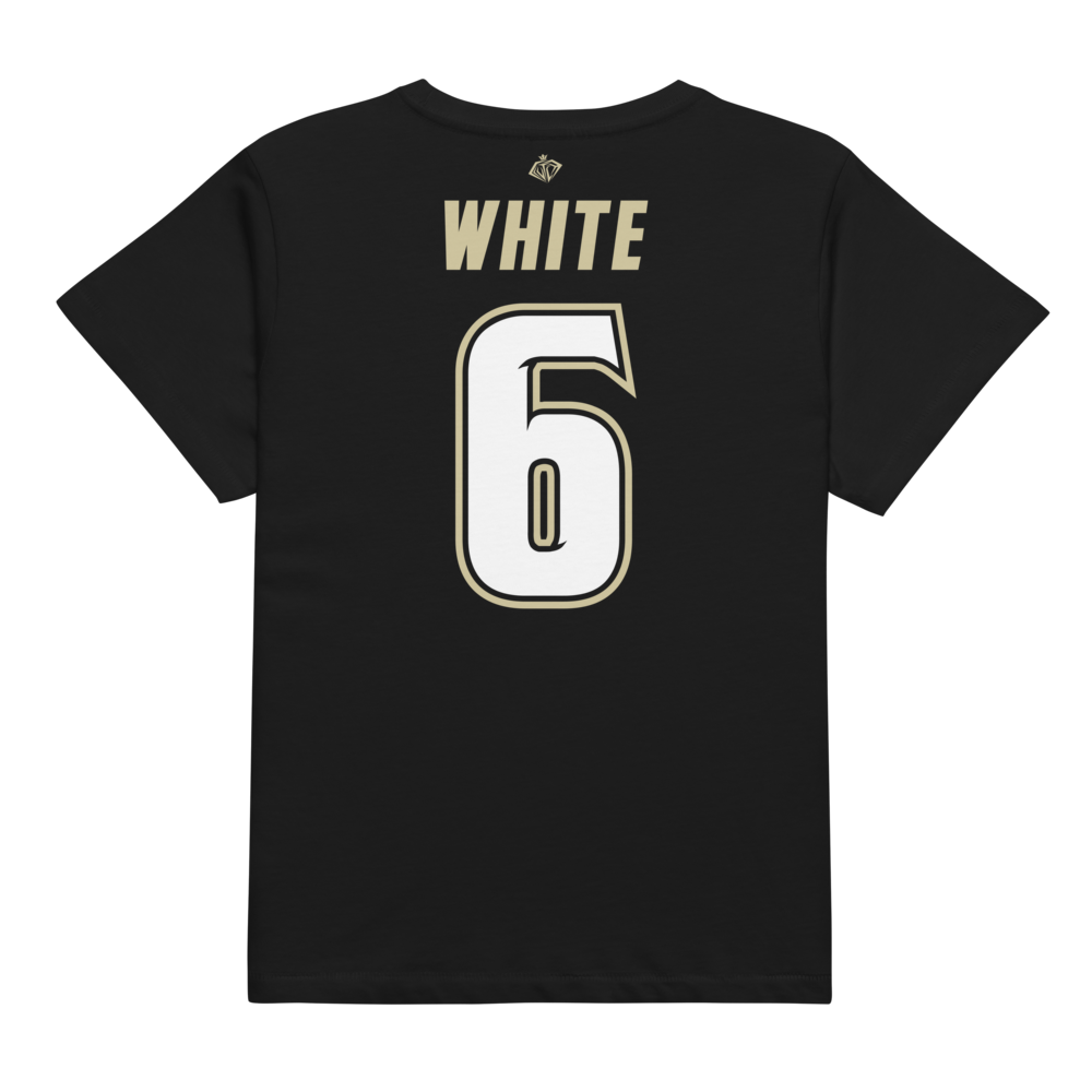 Sarah White | Bulls Chalk Women’s High-Waisted Tee
