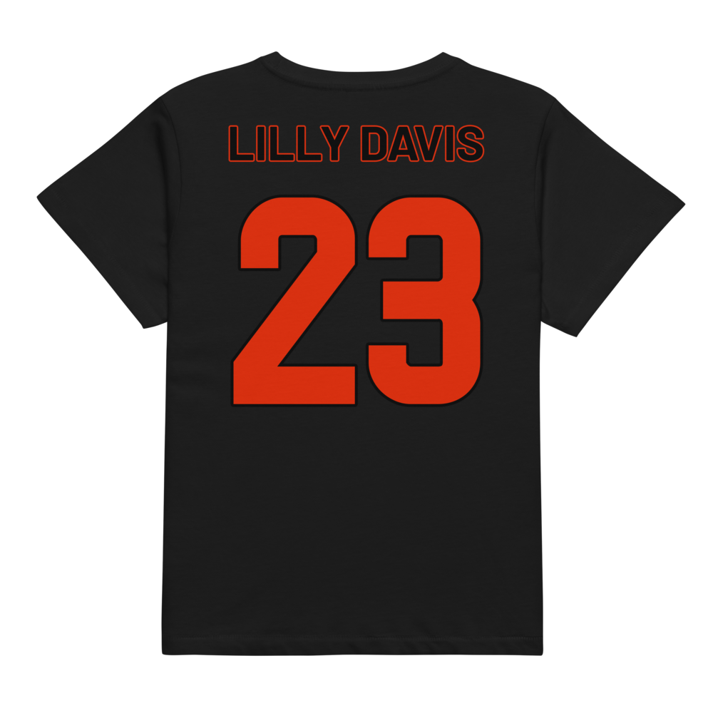 Lilly Davis | Jersey Style Women’s High-Waisted Tee