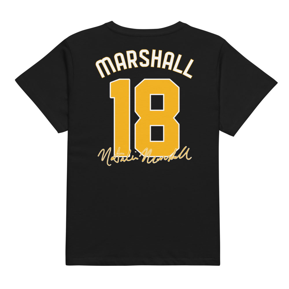 Natalie Marshall | Jersey Style Women’s High-Waisted Tee