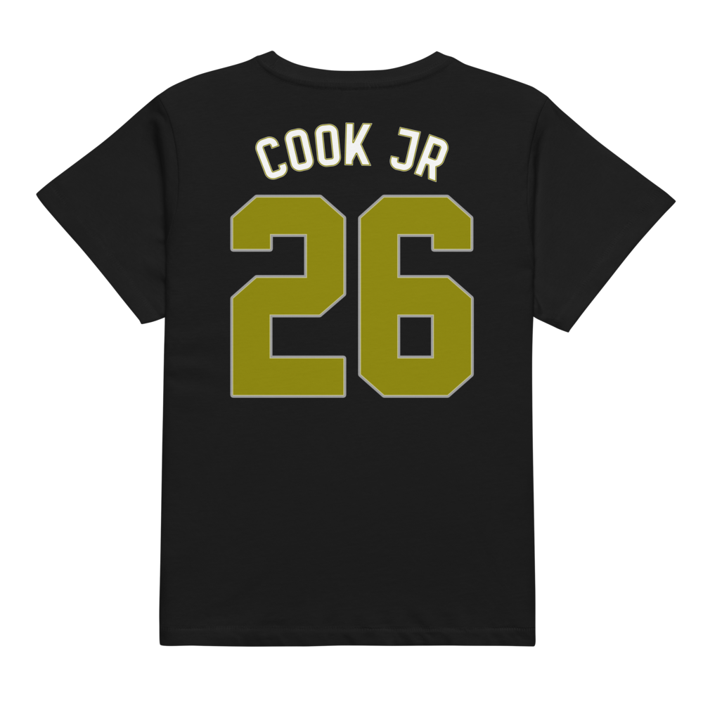 Thomas Cook Jr | Jersey Style Women’s High-Waisted Tee