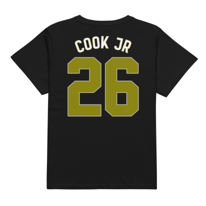 Thomas Cook Jr | Jersey Style Women’s High-Waisted Tee