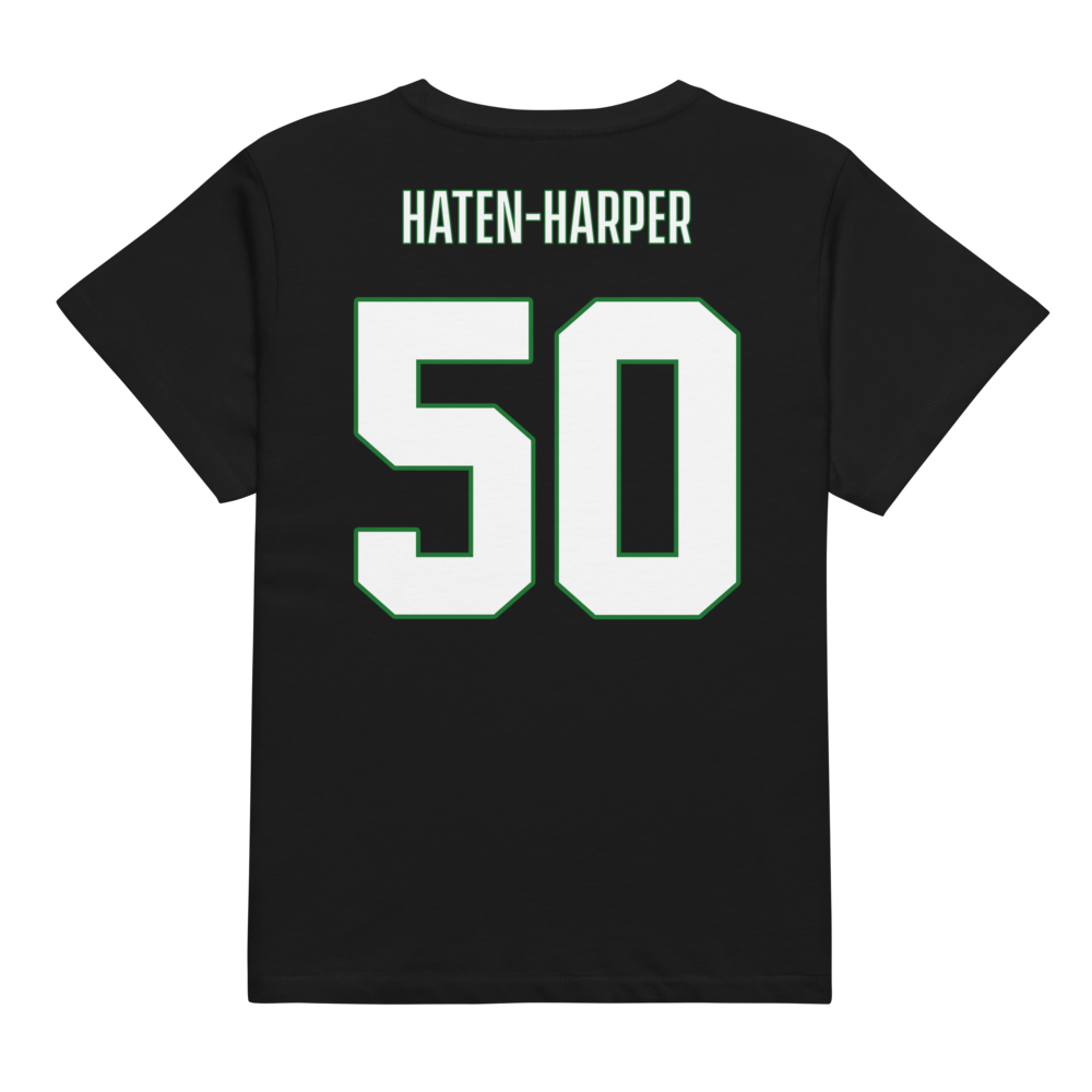 Quran Haten-Harper | Jersey Style Women’s High-Waisted Tee