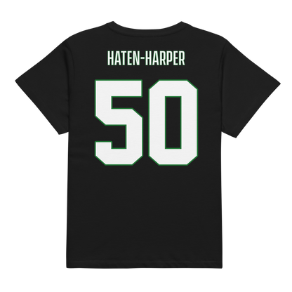Quran Haten-Harper | Jersey Style Women’s High-Waisted Tee