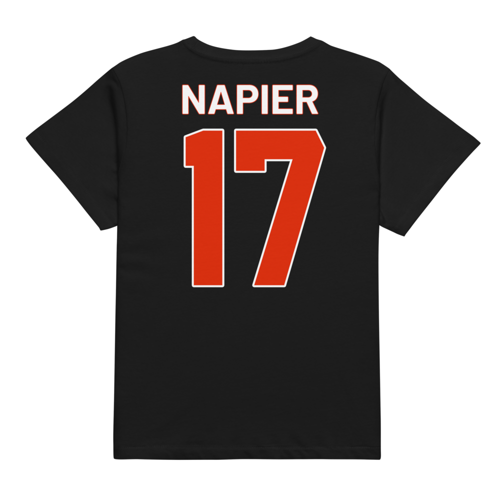 Javeir Napier | Jersey Style Women’s High-Waisted Tee