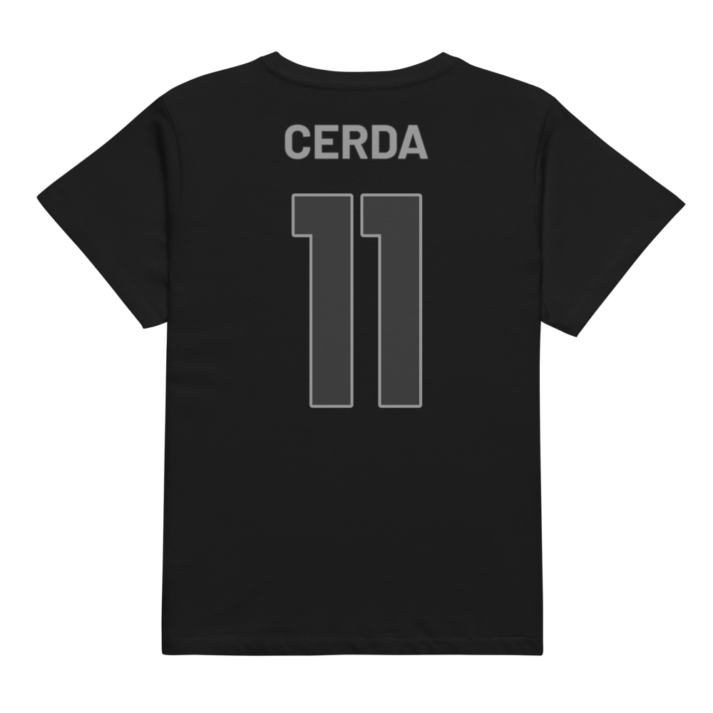 Erik Cerda | Jersey Style Women’s High-Waisted Tee
