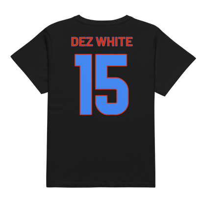 Dezman White | Jersey Style Women’s High-Waisted Tee
