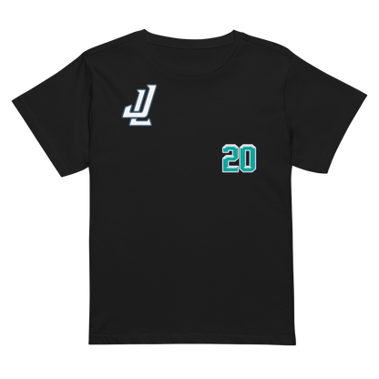 Jabari Lee | Jersey Style Women’s High-Waisted Tee