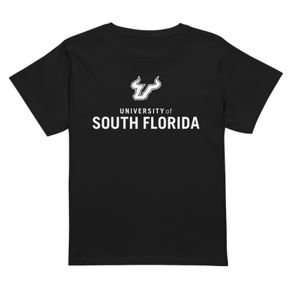 Luke Goater | Black & White Women’s High-Waisted Tee