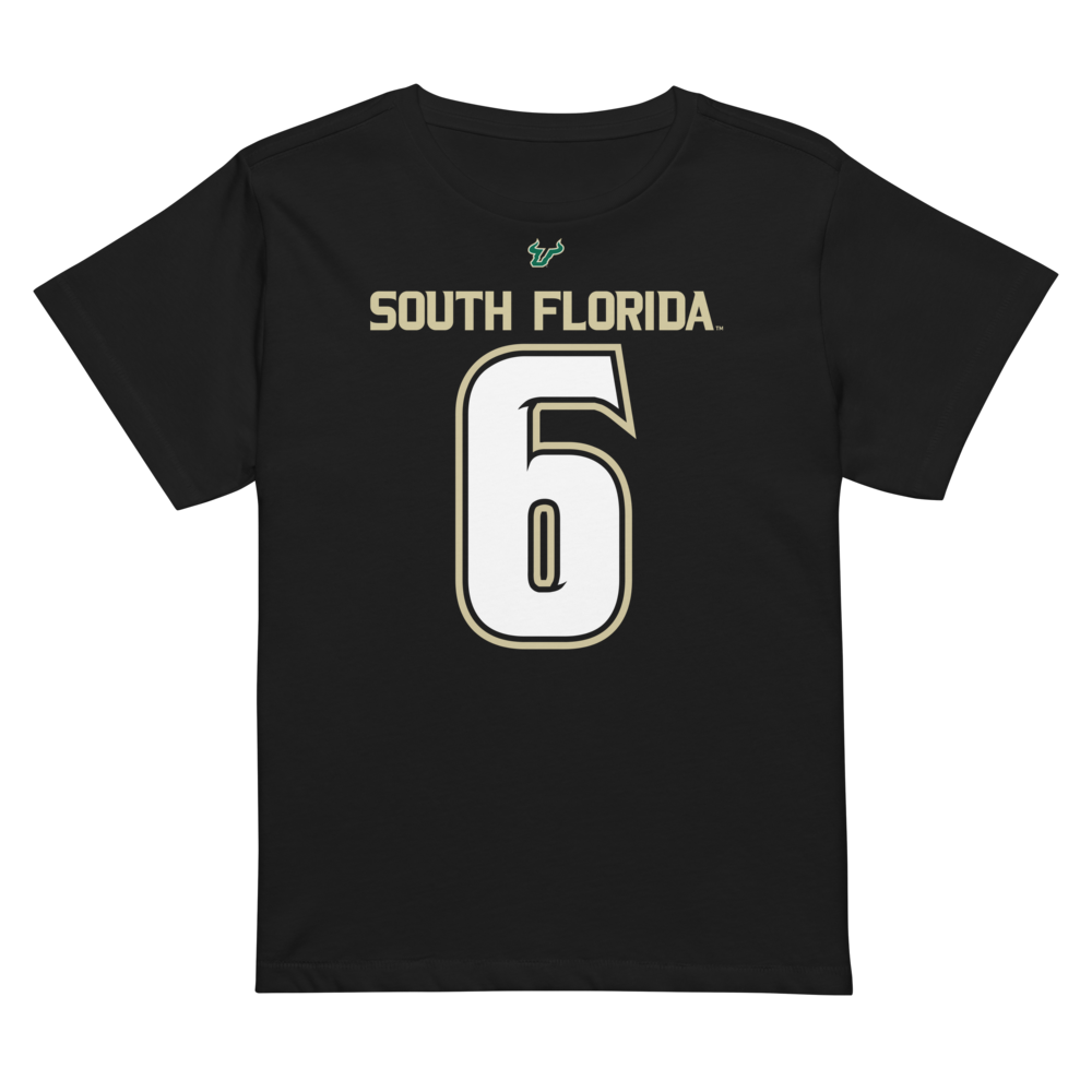Sarah White | Jersey-Style Women’s High-Waisted Tee