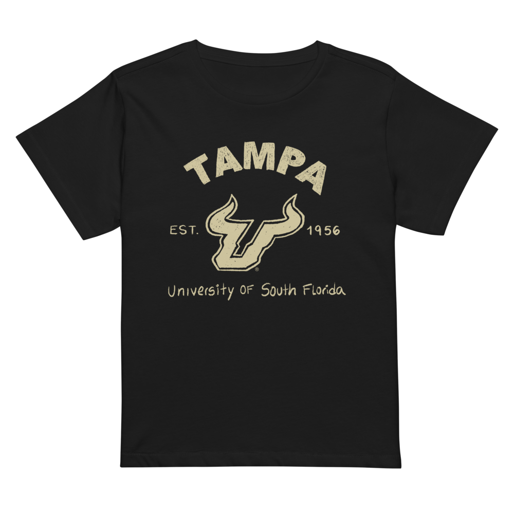 Sarah White | Bulls Chalk Women’s High-Waisted Tee