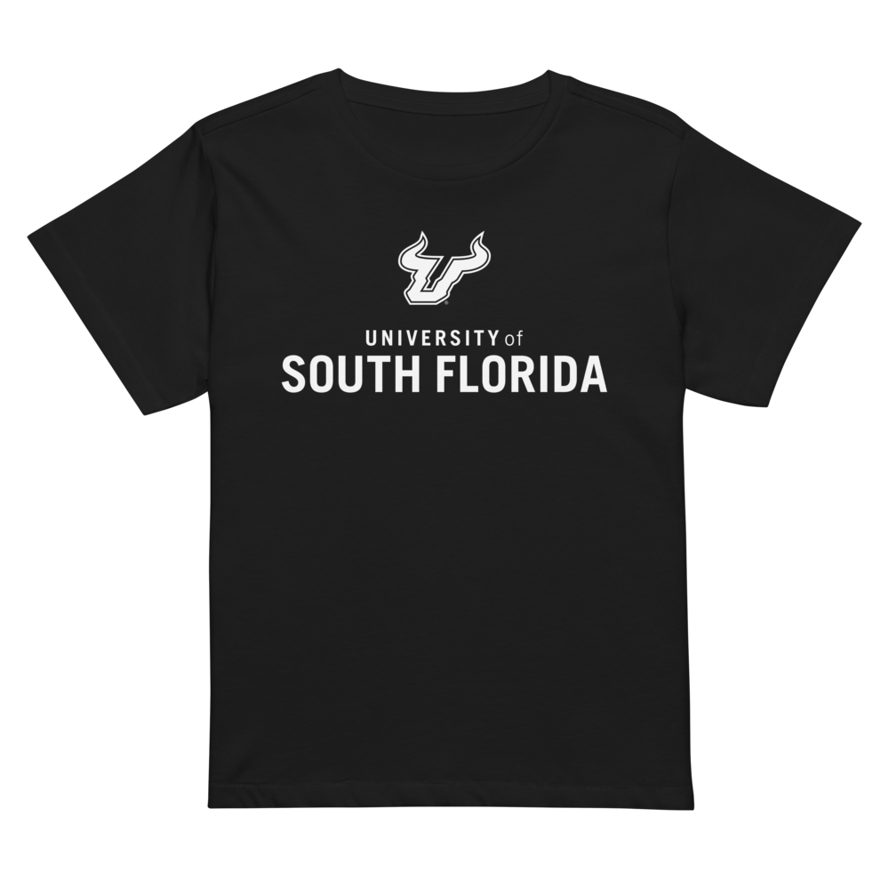 Colin Bellomy | Black & White Women’s High-Waisted Tee