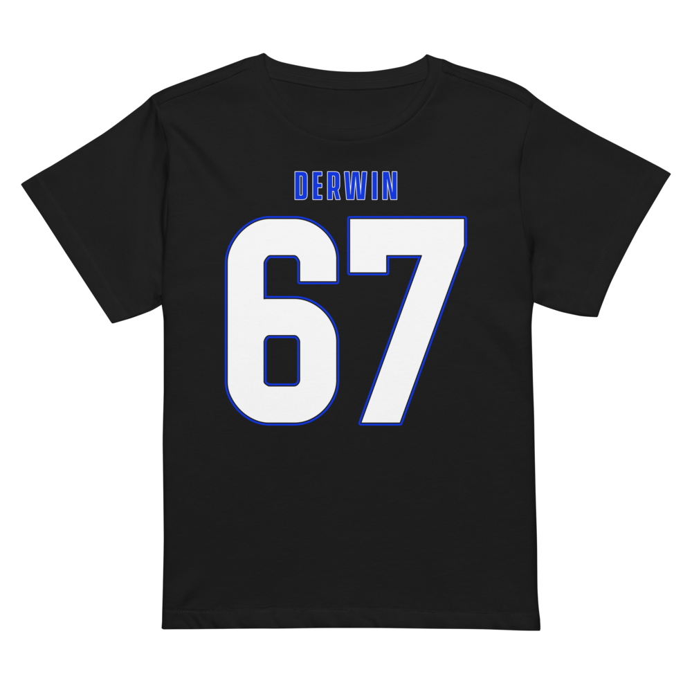 Derwin Jackson | Jersey Style Women’s High-Waisted Tee