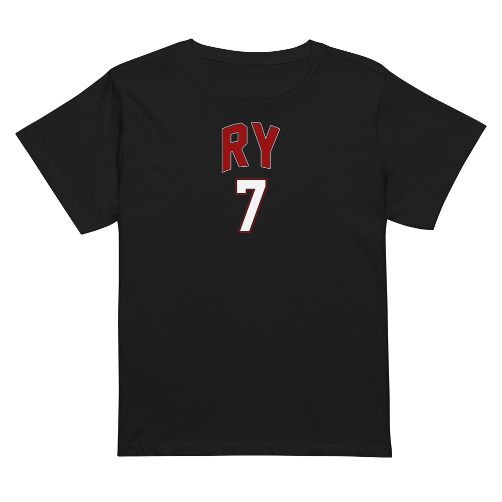 Riley Johnson | Jersey Style Women’s High-Waisted Tee