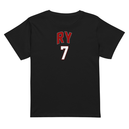 Riley Johnson | Jersey Style Women’s High-Waisted Tee