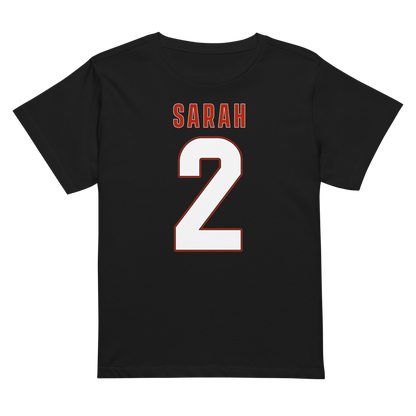 Sarah Frazee | Jersey Style Women’s High-Waisted Tee