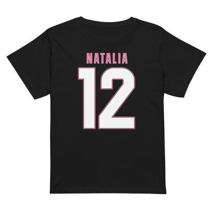 Natalia Santos | Jersey Style Women’s High-Waisted Tee