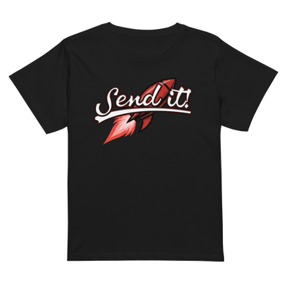 Derek Delgado | Jersey Style Women’s High-Waisted Tee