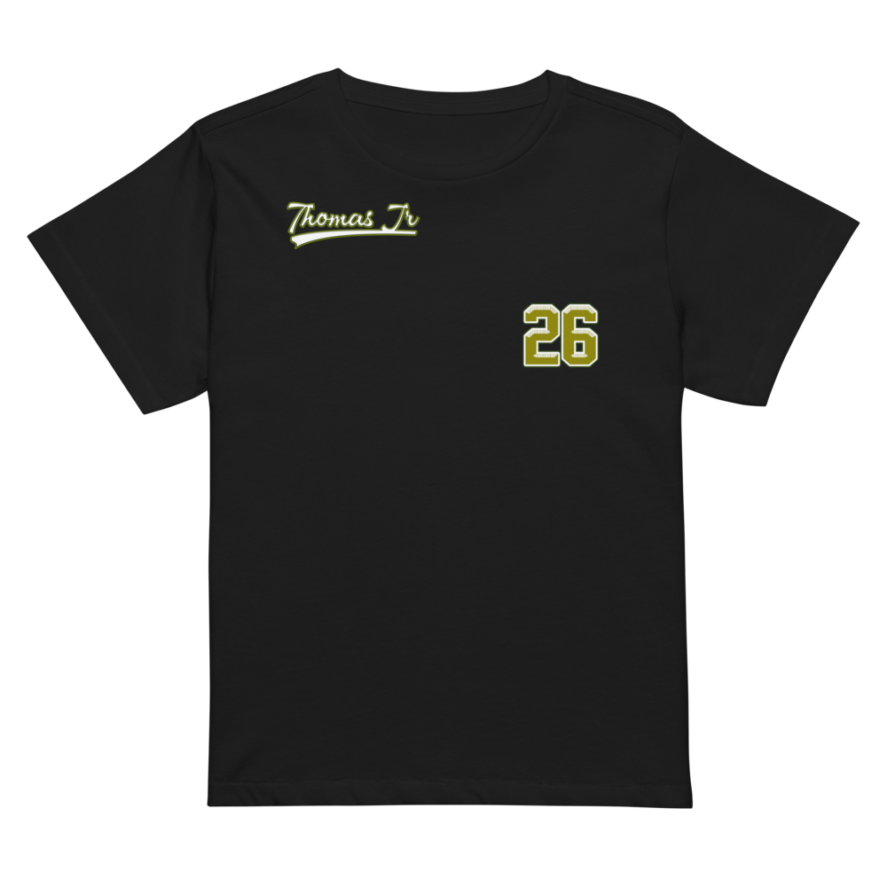 Thomas Cook Jr | Jersey Style Women’s High-Waisted Tee