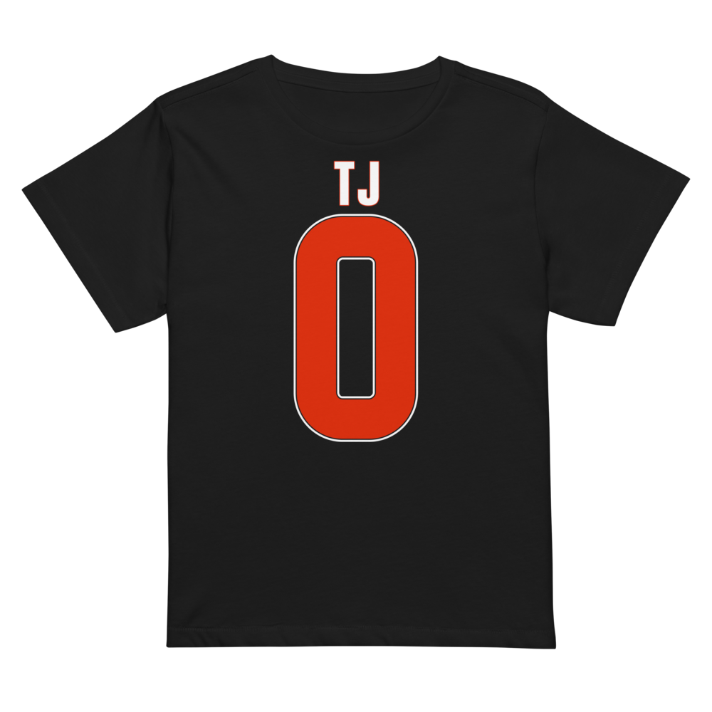TJ Blackmon | Jersey Style Women’s High-Waisted Tee