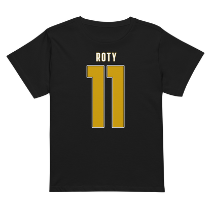 Elijah White | Jersey Style Women’s High-Waisted Tee