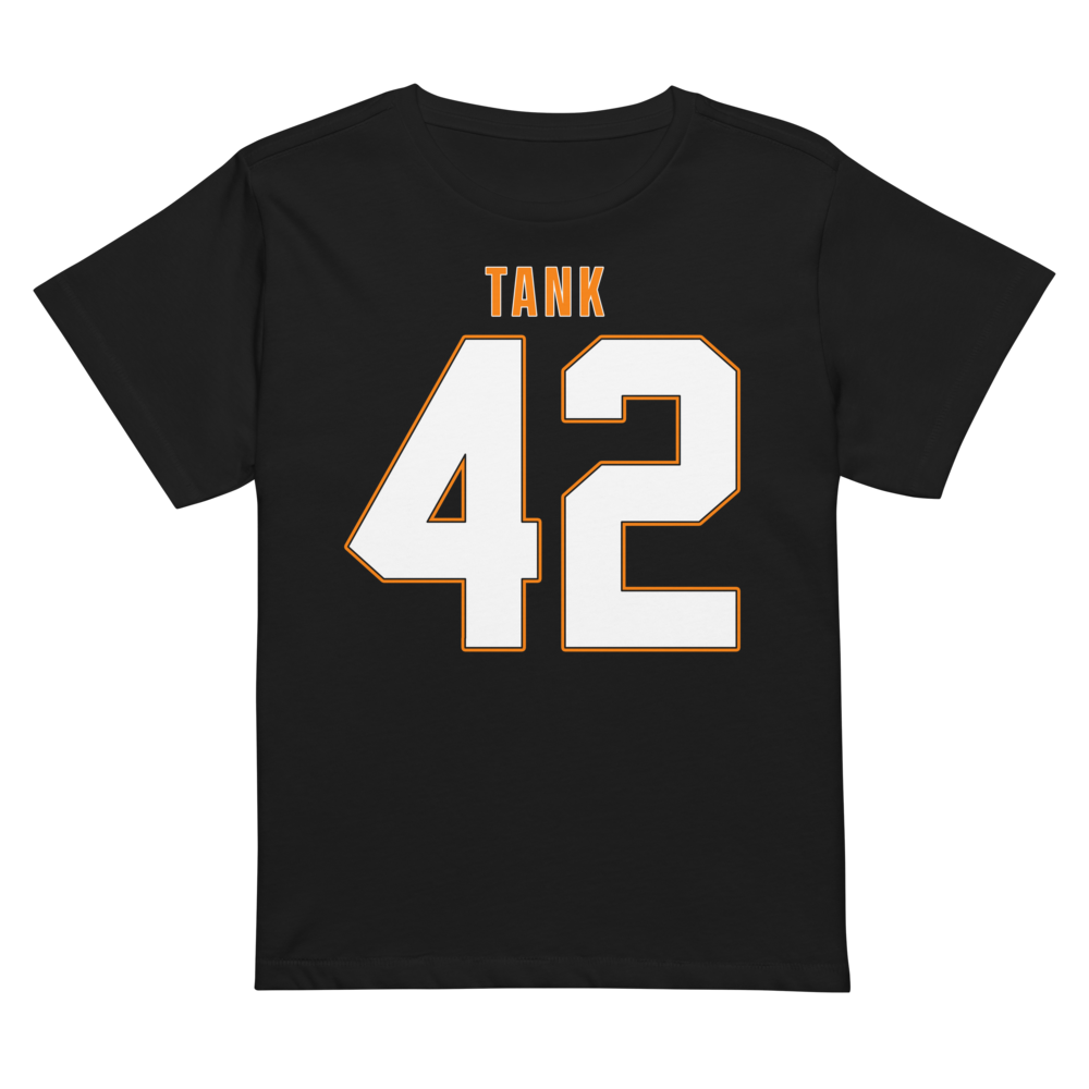 AJ Katrakazis | Jersey Style Women’s High-Waisted Tee