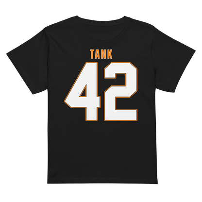 AJ Katrakazis | Jersey Style Women’s High-Waisted Tee