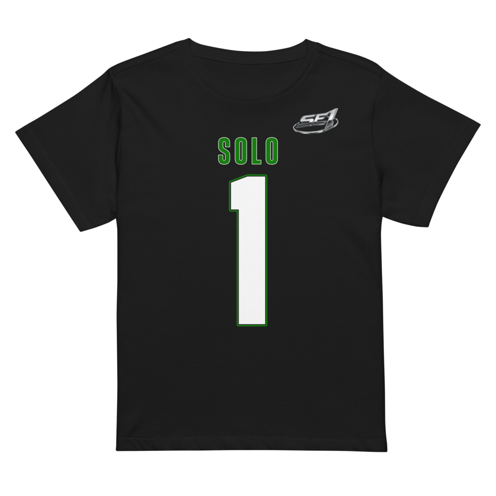 Solo Elam | Jersey Style Women’s High-Waisted Tee