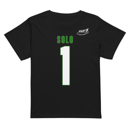 Solo Elam | Jersey Style Women’s High-Waisted Tee