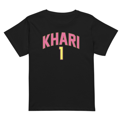 Khari Barrett | Jersey Style Women’s High-Waisted Tee