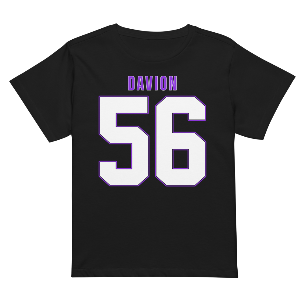 Davion Lane | Jersey Style Women’s High-Waisted Tee