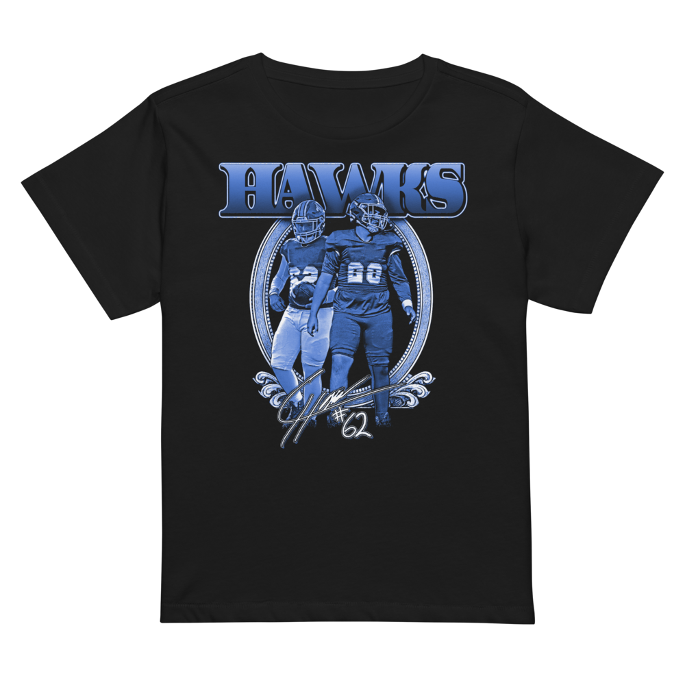 Cristian Hawks | Mural Women's High-Waisted Tee